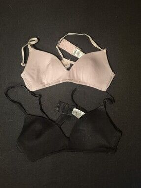 5/$30 or 10/$50. George Soft Wireless Bras - Brige and Black